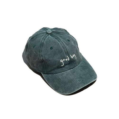 Good Boy Faded Green Cap